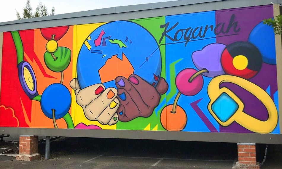 New mural at Kogarah High School 