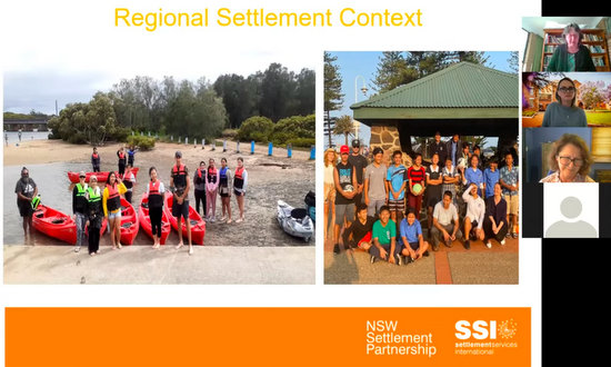 Screenshot from regional settlement presentation
